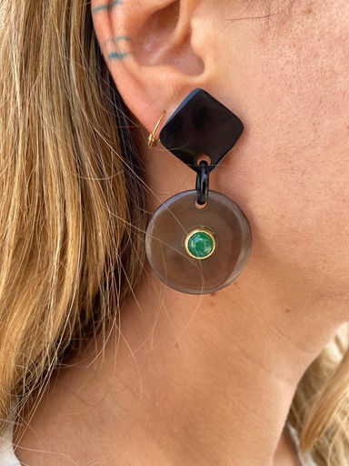 Pendiente DEFENDER  Oscuro. REBAJADO 50%