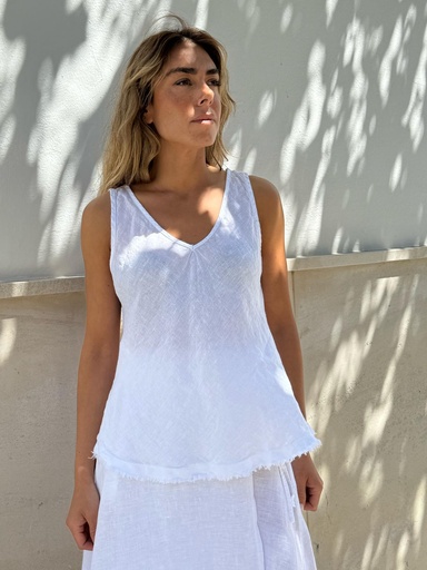 [LIN21591BC] Top Dune Blanco. REBAJADO %