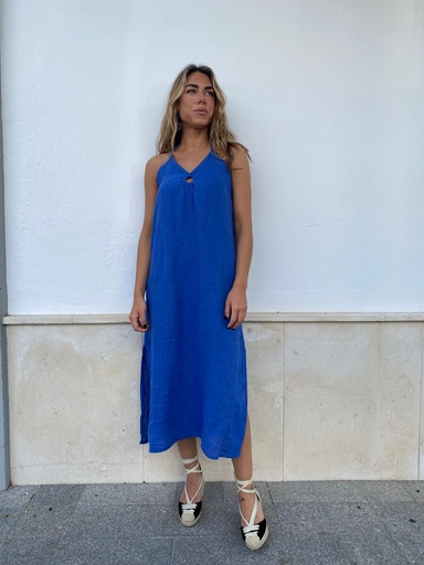 [LG13992AZL] Vestido LANAEL Azulina