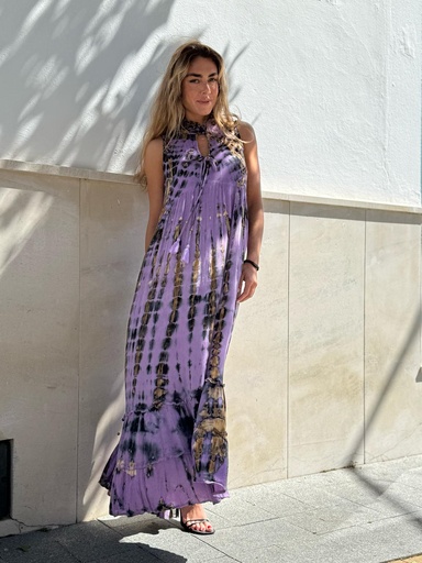 Vestido Iguana Malva Oscuro