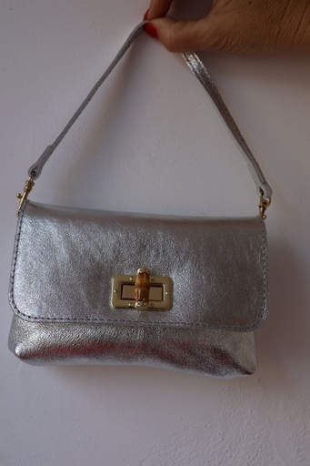 [FIN241458PT] Bolso Roma Plateado