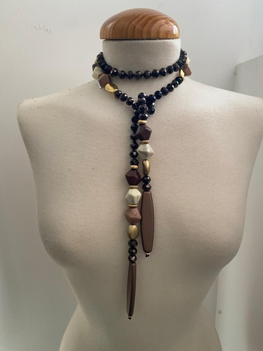 Collar Caléndula Marrón