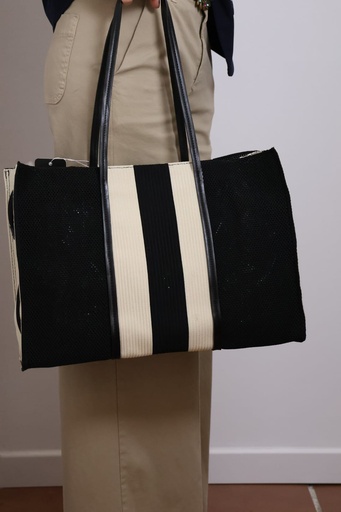[LEM2403NG] Bolso VOLTURNO Negro