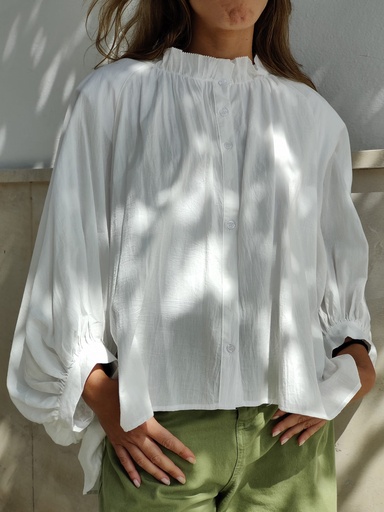 [GIO5590BC] Camisa AMBROSÍA Blanco