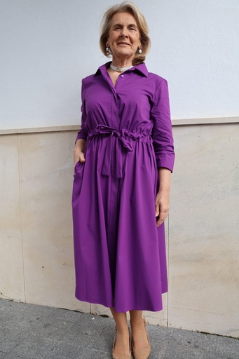 [SUN8140A] Vestido RIBERA Morado