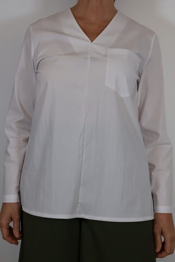 [SUN8795BC] Camisa LAURINA Blanco