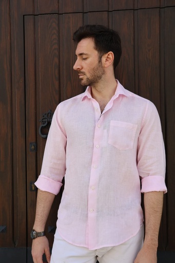 Camisa NAPOLEÓN Rosa REBAJADA. 30%