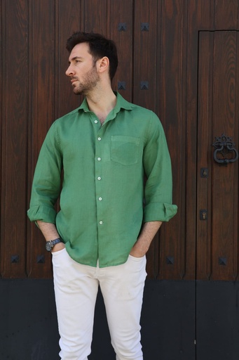 Camisa NAPOLEÓN Verde. REBAJADA. 30%