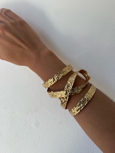 [SON55259DO] Brazalete ALUA Dorado