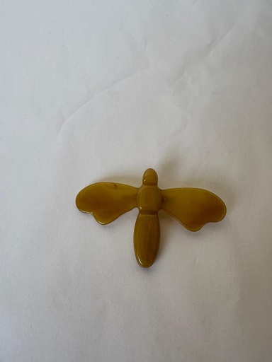 Broche POLILLA Mostaza