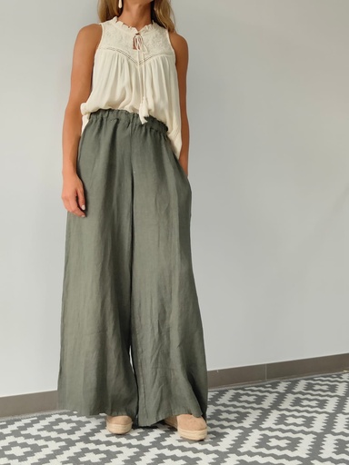 [LIN23422KK] Pantalón TRAPANI Kaki