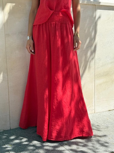 [LIN30201RJ] Pantalón BASTIA Rojo