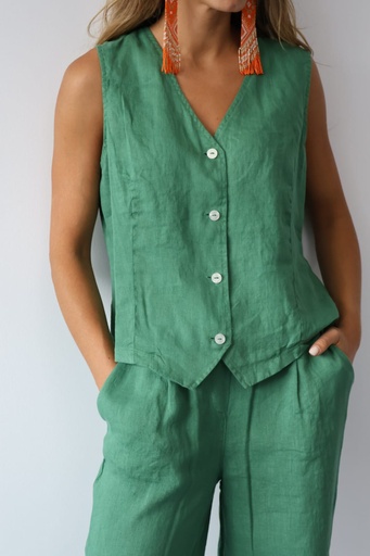 Chaleco GOLONDRINA Verde.  TALLAS L, XXL.