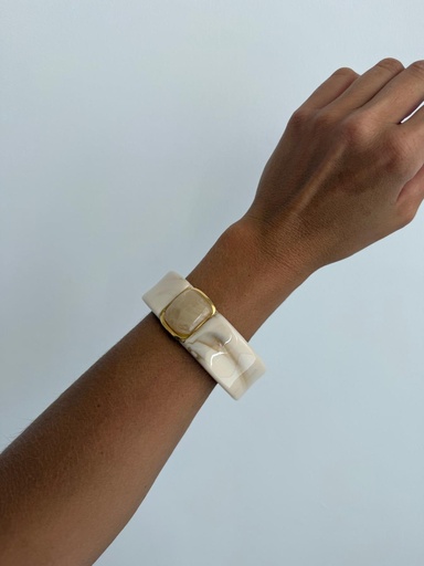 Pulsera BRAZA Marfil