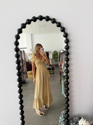 [GL3094AM] Vestido ALESANDRA Amarillo
