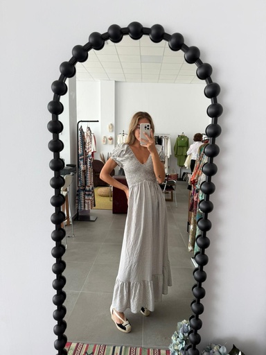 [GL3094GR] Vestido ALESANDRA Gris