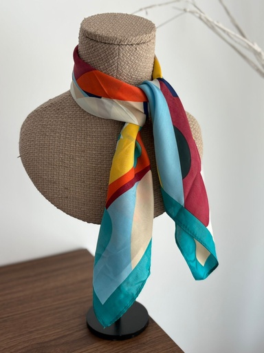Pañuelo FLORINDA Turquesa