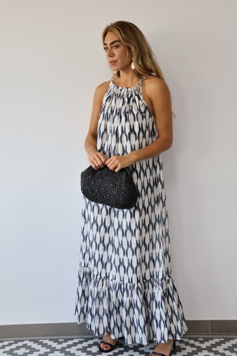 [CHU2028BC] Vestido MANDALA Blanco