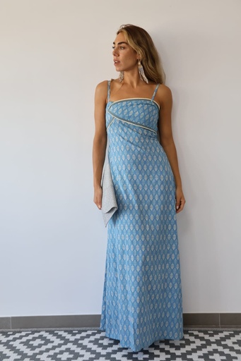 Vestido TEJAS Celeste