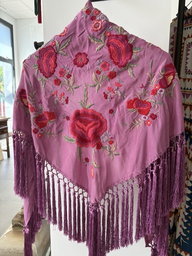 Mantón FAROLILLO Rosa