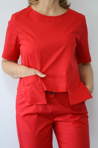 [ONE88890RJ] Camisa OVEJA Rojo  REBAJADO 50%