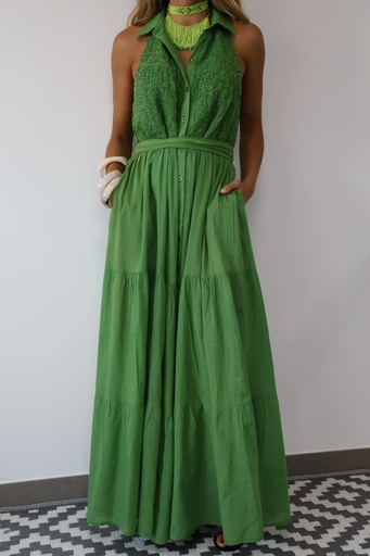 [CRFE799VD] Vestido FANDANGO Verde