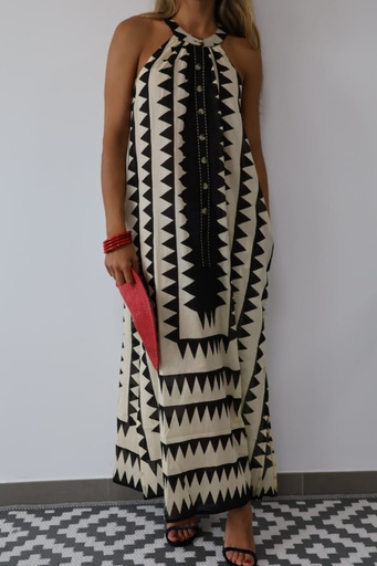 [CRECT894NG] Vestido SAMBA Negro