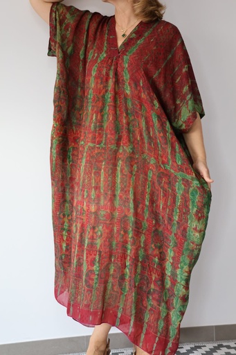 [CHU1881BD] Vestido DAFNE Burdeos