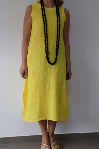 [GLA25133AM] Vestido LEVANTE Amarillo