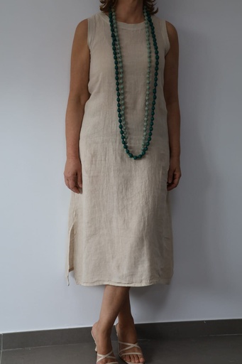 [GLA25133BG] Vestido LEVANTE beige