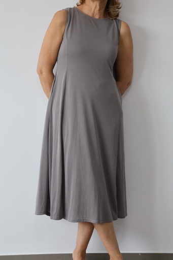 [CRI24039GR] Vestido LUPITA Gris