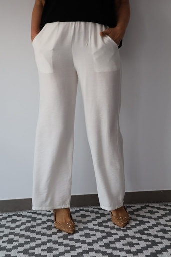 Pantalón JOVA Blanco Rebajado 30%.  TALLAS S,M.