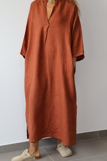 [CRL29340ARC] Vestido DOHA Arcilla.   REBAJADO 30%