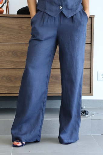Pantalón FREJA Marino.  TALLA S.