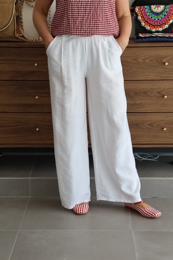 [GLA53155BLA] Pantalón ALBI Blanco