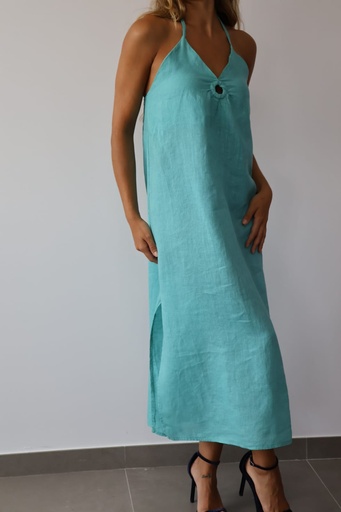 [LIN13992TUR] Vestido LANAEL Turquesa