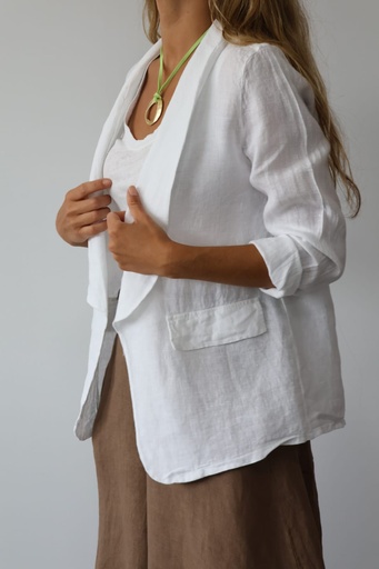 [LIN15253BLA] Chaqueta HERVAS Blanco