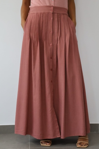 [CEL80091ROS] Falda HERMOSILLA Rosa