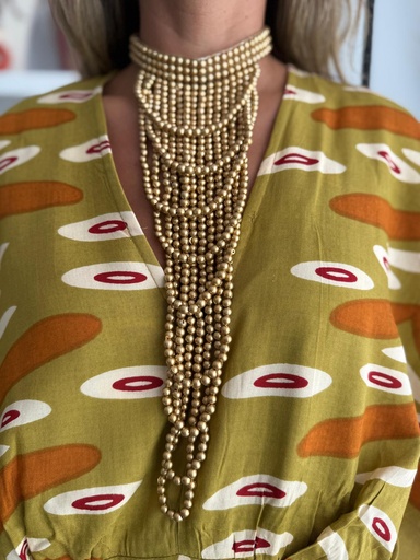 Collar CORBATA Dorado