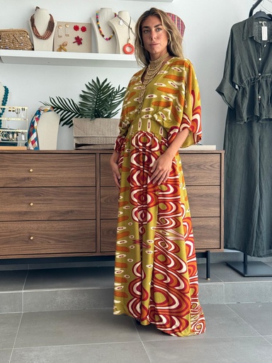 Vestido NEUS Mostaza