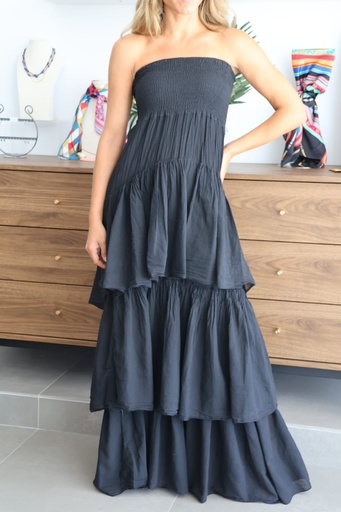 [LIN80231NEG] Vestido RAFIKI Negro