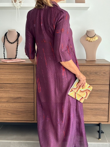 [MN1780BER] Vestido SUANCES Berenjena