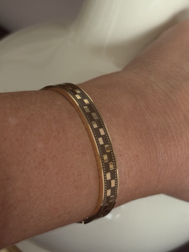 Pulsera AJEDREZ Marrón