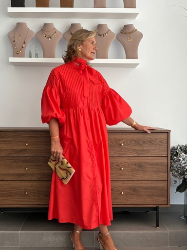 [SEN187NJ] Vestido VELÁZQUEZ Naranja