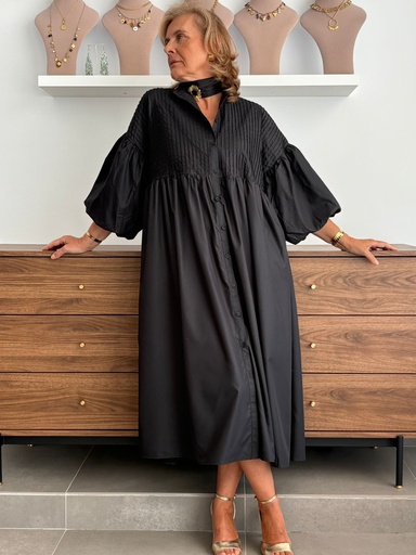 [SEN187NG] Vestido VELÁZQUEZ Negro