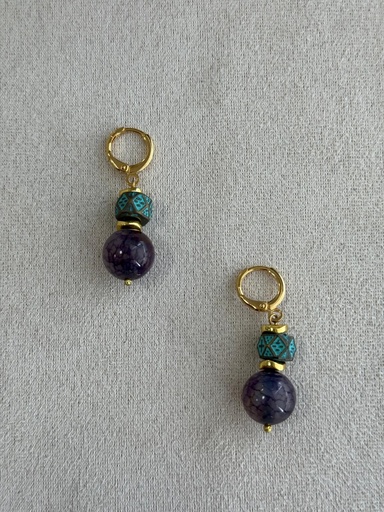 Pendiente SONORA Morado
