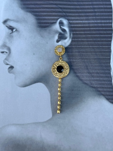 Pendiente PLATON Negro