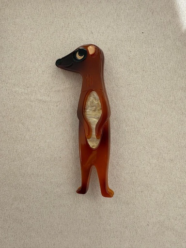 Broche SURI   2 Caramelo