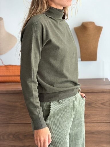 [BEC1013KK] Jersey Virginia Kaki