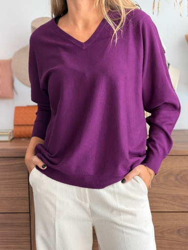 [BEC2071MD] Jersey SUSANA Morado